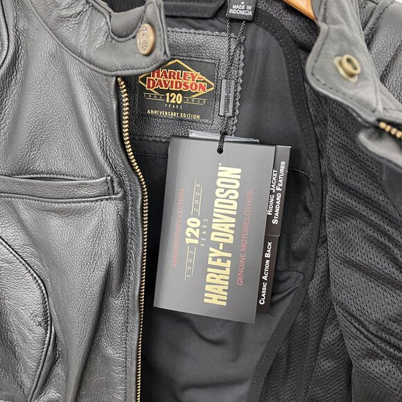 Harley-Davidson® Women’s Leather Motorcycle Jacket Small - Picture 11 of 15